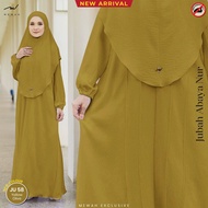 Jubah Abaya Nur by MEWAH EXCLUSIVE | Baju Umrah Muslimah Ironless