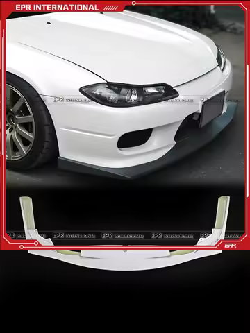 The GT Spec Front Bumper Lip for Nissan S15 Silvia (Excludes Spec R Bumper) | Sleek Styling Trim & E