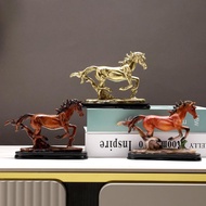 <KeepMoving0> Horse Statue Collection Animal Model Resin Lifelike Sculpture Horse Ornaments For Stud