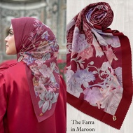 Hijab Buttonscarves The Farra Square Series Pin logo BS Lasercut titik3 Semi Origina
