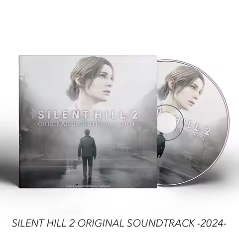 New Game SILENT HILL 2 Akira Yamaoka Music CD 2024 Remake Album 3pcs Music Record Cosplay Walkman Ca