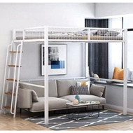 Loft upper bunk bed frame stair bed frame