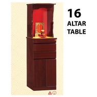 MEJA ALTAR SEMBAHYANG/ ALTAR PRAYER CABINET WITH TOP/ 神台/ BUDDHA TABLE / PRAYER TABLE /ALTAR CABINET