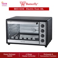 Butterfly Electric Oven 46L With Rotisserie &amp; Convection Function [ BEO-5246 \ BEO5246 ]