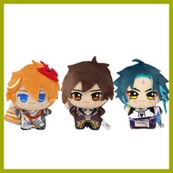 ◬ ➠ ╮ 【Soyamart】Genshin Impact Plush Tartaglia Zhong Li Xiao Anime Plushie Toys Game Soft Stuffed D