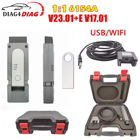 Best 6154 Scanner V23.01 Support CAN FD DoIP Better than VNCI 6154A 5054A Cover All Group Car Till 2