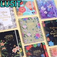 LUSIT 2026 Planner, Jan.2026 - Dec.2026 Agenda Calendar 2026, A5 Weekly and Monthly Monthly Tabs Aca
