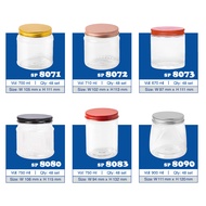 Aluminium Lid Cookies Contianer / Plastic Jar / PET Food Container / CNY Cookies Container / Raya Co