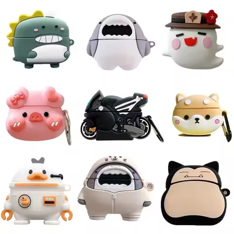 Silicone Earphone Cover Case For Huawei Freebuds 5i 5 SE2 Pro3 Pro2 Pro 4i 4 Cartoon Bluetooth Heads