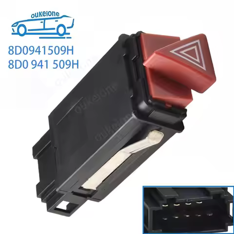 For Audi A3 A4 A6 C5 Allroad Car Hazard Emergency Warning Light Switch Flasher Button Car Accessorie