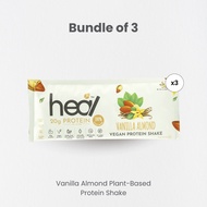 Heal Vanilla Almond Vegan Pea Protein Shake Plant Based Powder (3 Sachets) - HALAL