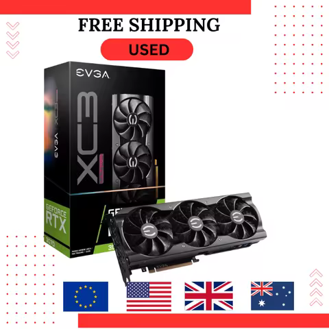 USED EVGA GeForce RTX 3060 XC BLACK GAMING 12GB GDDR6 Graphics Card