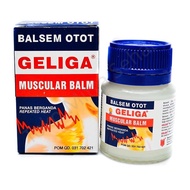 Geliga Muscle Balm 20gr/GELIGA Muscle Balm/GELIGA Balm/Muscle Pain/Joint Pain/Scuache/Gout/Sprain/Hot Balm/GELIGA BALSAM