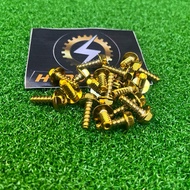 M516 GOLD COVER SET SCREW YAMAHA HONDA SUZUKI
