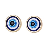 1คู่สำหรับ Evil Eye Stud ต่างหูตุรกี Blue Eyes Amulet ต่างหู Devil 'S Eye สำหรับป้องกันต่างหูสำหรับผ