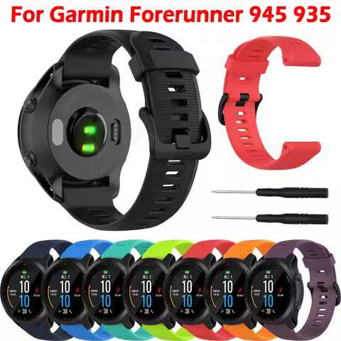 New Fashion Sports Soft Silicone Watch Band Bracelet Strap For Garmin Forerunner 945 935 Fenix 5 Plu
