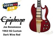 現貨 Epiphone Joe Bonamassa 1963 SG Custom 電吉他 田水音樂