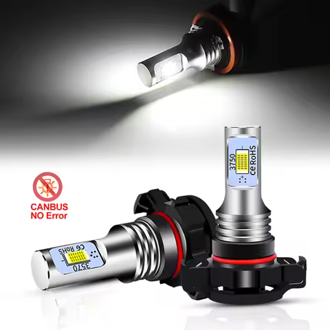2PCS CANBUS H16 5202 PS19W LED Bulbs for AUDI A3 8P 2008-2013 LED Daytime running lights DRL BULB No
