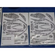Daiwa Zillion sv Tw Decal Sticker 2021 / Zillion tw hd 2022