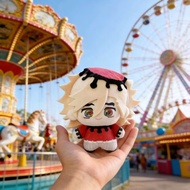 10cm Demon Slayer Douma Kokushibo Anime Cotton Doll 10cm Collectible Figure Fan Art Hanging Ornament