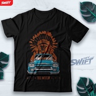 True American T-SHIRT. Chevy Apache Pickup Truck (aquamarine) TSHIRT JDM DISTRO CLOTHES