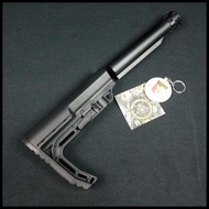 Popor Mft Satu Set / Popor Lipat Mft Hitam / Popor Lipat Pacul Pcp / Popor Predator / Popor Fab Defe