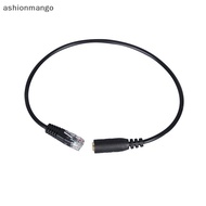 【AMSG】 Headset Buddy 3.5mm Smartphone Headset To RJ9 Phone Adapter Cable Useful Ja Hot