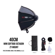 ZSYB Softbox M30/M40 MiNi Softbox Octagon ZY Mount For ZSYB W80BW40BS100M80Bi(SHiTAK)