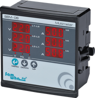 Samwha-Dsp SEM-06 Digital Multimeter Three Phase Volt(L-L)(L-N) Ampere Frequency Phase Sequence Disp