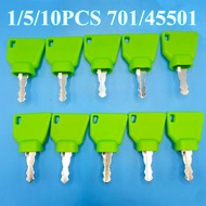 1/5/10Pcs GREEN 701/45501 Ignition Start Key Switch Starter Key for JCB 3CX Excavator Most JCB Machi