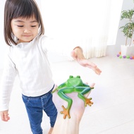 [jingad] Squishy Antistress Simulation Stretchable Rubber Frog Model Spoof Vent Toys Creative Tricky Vent Frog Toy