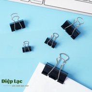 (Box of 12c) Document clips, iron butterfly clips of all sizes Pro Office plated alloy BC150/BC190/B