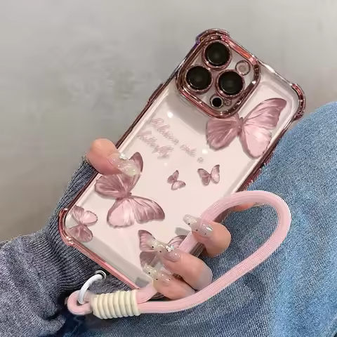 Case For VIVO V60 V40 V50 Lite Y03 Y27S Y28 Y28S Y04 Y21 Y31 Y33S Y21S Y17S Y36 5G V30 Pro Butterfly