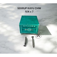 CHW Wood Screw + 1 1/ 4 Inch x 7 / Wood Screw CHW 11/s4Bukan x 7