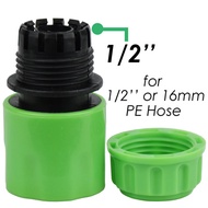 10PCS 1/2 inch Garden Water Hose Quick Connector 16mm Pipe Tubing Repair Extension Fitting Watering
