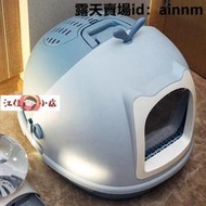貓砂盆 大容量貓砂盆 封閉貓砂盆 防外濺 防散砂 貓廁所 加大貓砂盆 貓砂盆超大號全封閉式貓沙盆抽屜式鯨魚貓