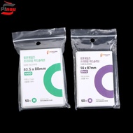 PINOU Korea Card Sleeves, Acid Free Ultra-thin Clear Photo Card Sleeve, Holographic Protector Anti-s