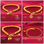 JW Korean Style Gelang Tangan Emas Korea /Rantai Tangan Emas Korea/Gold Bracelet/Rantai Tangan - GB1
