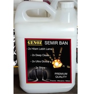 GENOZ Tire Polish 5 Liter PREMIUM 2x Thicker - Car Tire Polish - Motorcycle Tire Polish
