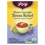 2件_YOGI TEA Stress Relief, Honey Lavender (24g),  緩解壓力，蜂蜜薰衣草，不含咖啡因