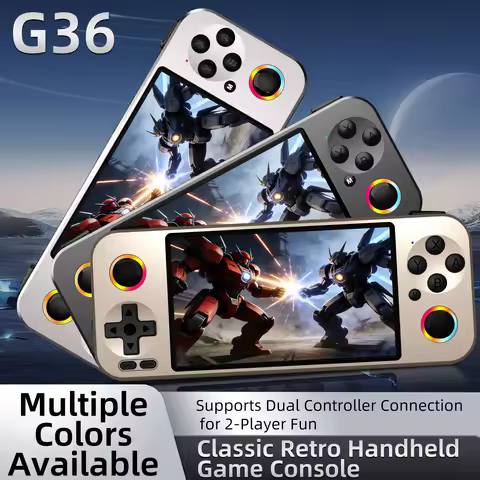 G36 Portable Handheld Game Console 4.5-inch 1500mAh Arcade Suitable for PSP/PS1 Retro TV Game Contro
