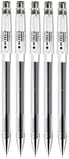 Pilot Hi-Tec-C 05 Gel Ink Pen, Fine Point 0.5mm, Black Ink, LH-20C5, Value Set of 5