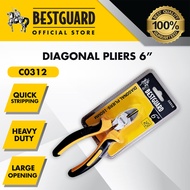 C0312-C447 Heavy Duty Combination Pliers extra strength gripping jaws for wired/cables 6"-8"