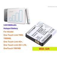 3800mAh Hotspot Battery TLi036A1 for Alcatel One Touch Link 4G+, 4G+ LTE, Y901NB, One Touch Link Y90