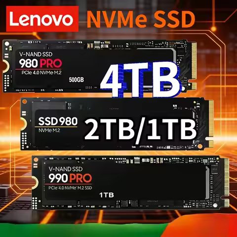 Lenovo 980Pro/990Pro M2 SSD Solid State Drive 1TB, 2TB, 4TB, PCIe 4.0 NVMe, 7400MB/s suitable for la