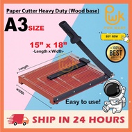 Paper Cutter A3 Heavy Duty (Wood / Steel base)