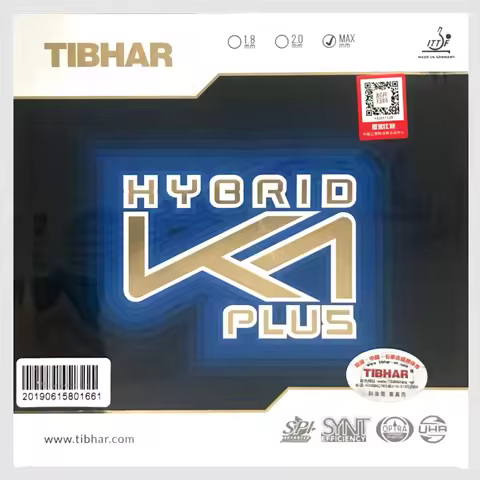 Tibhar Hybrid K1 / K1 PLUSpimples in table tennis rubber for ping pong paddle table tennis racket