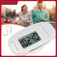 3D Pedometer Accurate Step Counter Reusable Step Tracker Portable Walking Step Counter with Backligh