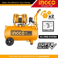 ♞,♘,♙INGCO ACS112501P 50L Industrial Air Compressor 2HP Oil Free System SUPER SELECT _P