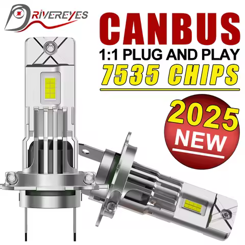 H7 H4 LED Canbus Car Headlight Bulbs 6500K STG High Low Beam Auto Lamps 16PCS 8035 CSP Mini Diode Tu